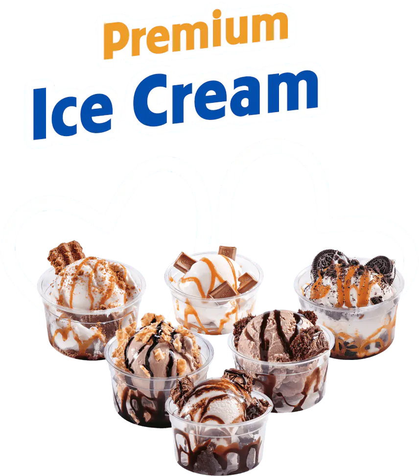 Premium ice cream tub